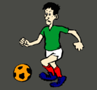 Dibujo Jugador de fútbol pintado por gerardotorresramirez