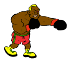 Dibujo Boxeador pintado por ivifni15