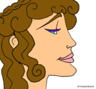 Dibujo Cabeza de mujer pintado por auroracortera