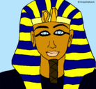 Dibujo Tutankamon pintado por JESUS