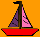 Dibujo Barco velero pintado por SEBASTIAN