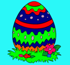 Dibujo Huevo de pascua 2 pintado por SIRACO