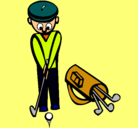 Dibujo Jugador de golf II pintado por maico