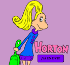 Dibujo Horton - Sally O'Maley pintado por ale