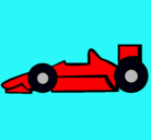Dibujo Fórmula 1 pintado por cigalilla