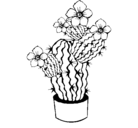 Dibujo Flores de cactus pintado por inma