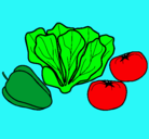 Dibujo Verduras pintado por lizeht