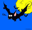 Dibujo Murciélago loco pintado por provinciano