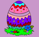 Dibujo Huevo de pascua 2 pintado por Roxanna