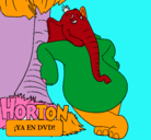 Dibujo Horton pintado por nadia