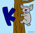 Dibujo Koala pintado por anto