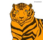 Dibujo Tigre pintado por emanuel