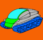 Dibujo Nave tanque pintado por luisgael