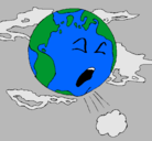 Dibujo Tierra enferma pintado por JENNY