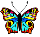 Dibujo Mariposa  pintado por karla