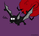 Dibujo Murciélago loco pintado por electro