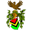 Dibujo Escudo de armas y aguila  pintado por reggae