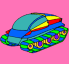 Dibujo Nave tanque pintado por joaco