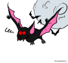 Dibujo Murciélago loco pintado por axelmatiasrojasfuentes