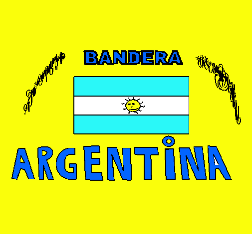 Dibujo de Argentina pintado por Alanalberto en Dibujos.net el día 17-08