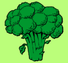 Dibujo Brócoli pintado por JOSE