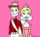 Dibujo Príncipe y princesa pintado por winneuphoo