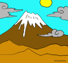 Dibujo Monte Fuji pintado por stefangio