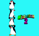 Dibujo Madagascar 2 Pingüinos pintado por IZANYYARA
