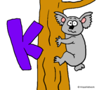Dibujo Koala pintado por ......a