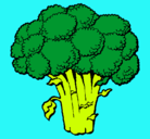 Dibujo Brócoli pintado por NATALI