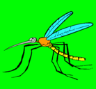 Dibujo Mosquito pintado por alba
