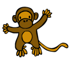 Dibujo Mono pintado por marilyn