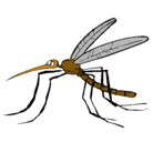 Dibujo Mosquito pintado por R