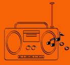 Dibujo Radio cassette 2 pintado por trkkukhywgikll