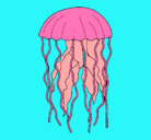 Dibujo Medusa pintado por nicole