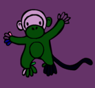 Dibujo Mono pintado por chayo