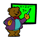 Dibujo Profesor oso pintado por miguelangel