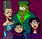 Dibujo Familia de monstruos pintado por ignacha