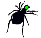 Dibujo Araña viuda negra pintado por davidbatista