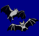 Dibujo Un par de murciélagos pintado por lucas