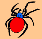 Dibujo Araña venenosa pintado por ELFEEGO