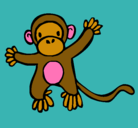 Dibujo Mono pintado por alvaro