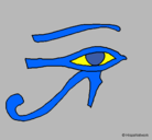 Dibujo Ojo Horus pintado por Bandicoot5
