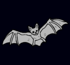 Dibujo Murciélago volando pintado por hugo