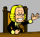 Dibujo Juez pintado por juez