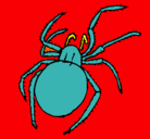 Dibujo Araña venenosa pintado por JADE