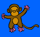 Dibujo Mono pintado por carlosgallardo