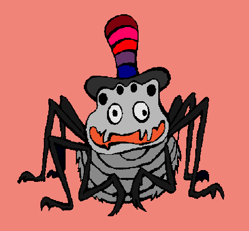 Araña con sombrero