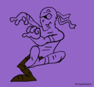 Dibujo Momia bailando pintado por lou