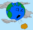 Dibujo Tierra enferma pintado por keyli